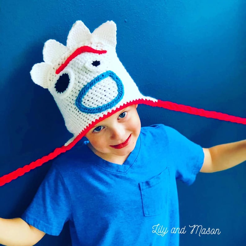 Fork Hat, Forky Crochet Pattern, Forky Halloween, PDF Crochet Pattern, Forky Hat, Spork, Sporky, Crochet Halloween, Forky Costume, Crochet image 3