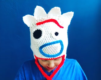 Forky Hat, Fork Hat, Crochet Forky, Crochet Froky Hat, Forky Amigurumi, Toy Story, Toy Story Crochet, Forky Doll, Forky Toy, DIY Forky