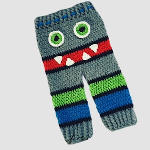 Baby Häkelanleitungen, Häkelhose, Monsterhose gehäkelt, Babyhose gehäkelt, Baby Monsterhose, Babypartygeschenk, PDF Pattern, Monster
