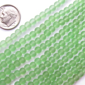 Grüne Zuchtperlen Seeglas: 4 mm Rund Schmuck Versorgung