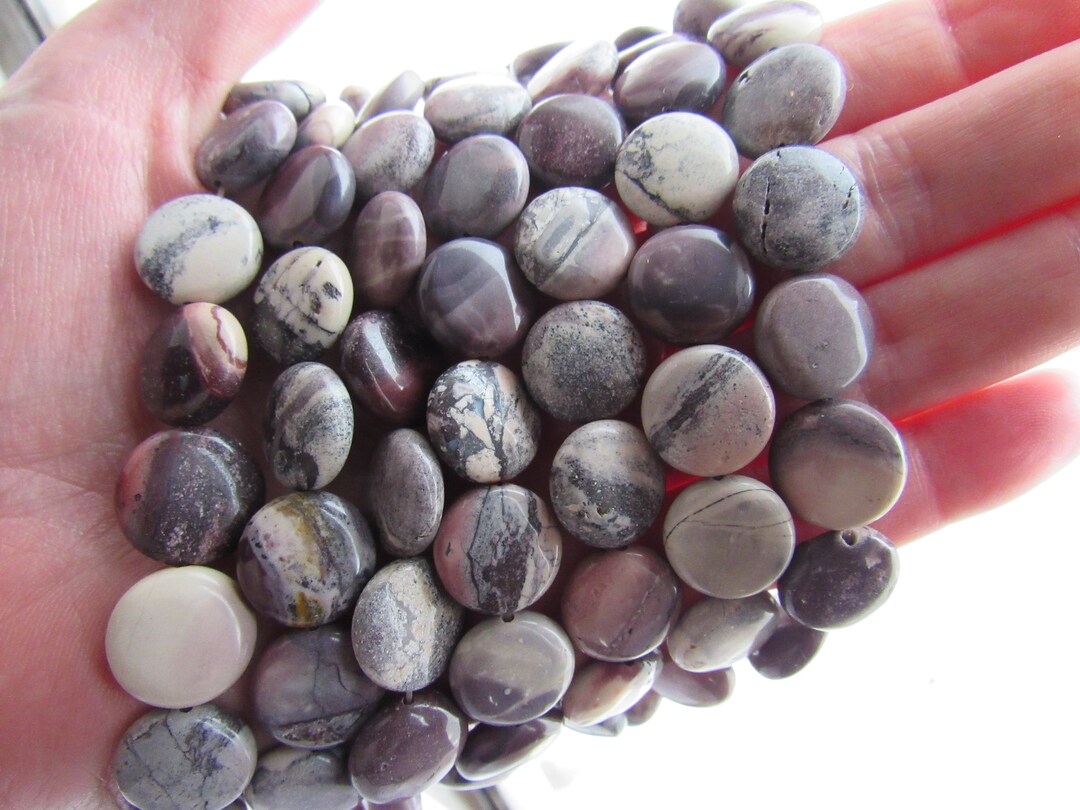Porcelaine JASPER BEADS 16mm Coin multicolore Gemstone brins Etsy France