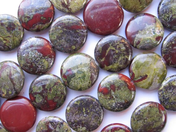 Dragons Blood Jasper Coins Dragons Blood Jasper Coins