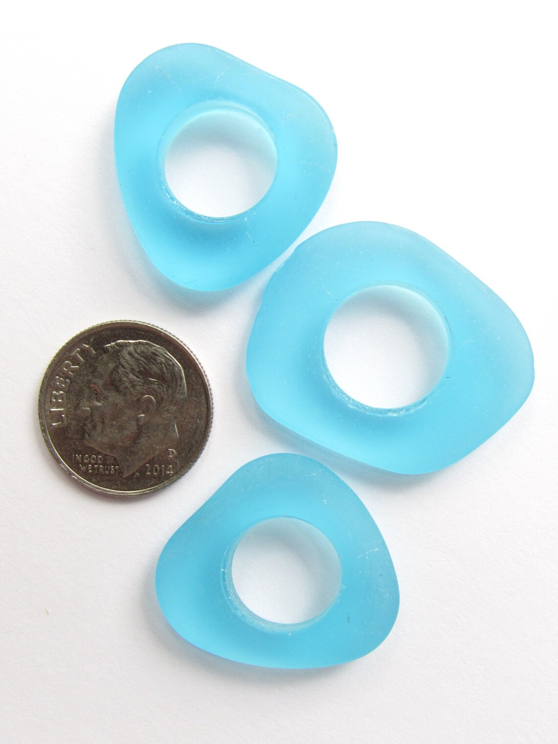 Frosted Glass RING PENDANTS 2821mm U Pick assorted colors Etsy