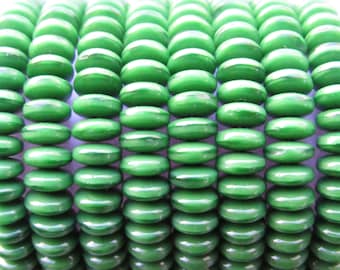 Czech GLASS BEADS 6mm rodelles uniform bead supply for making jewelry