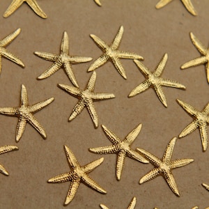 90 Pcs SMALL STARFISH Star Sea Shell Beach CRAFT Decoration 1 1/4 1 1/2 