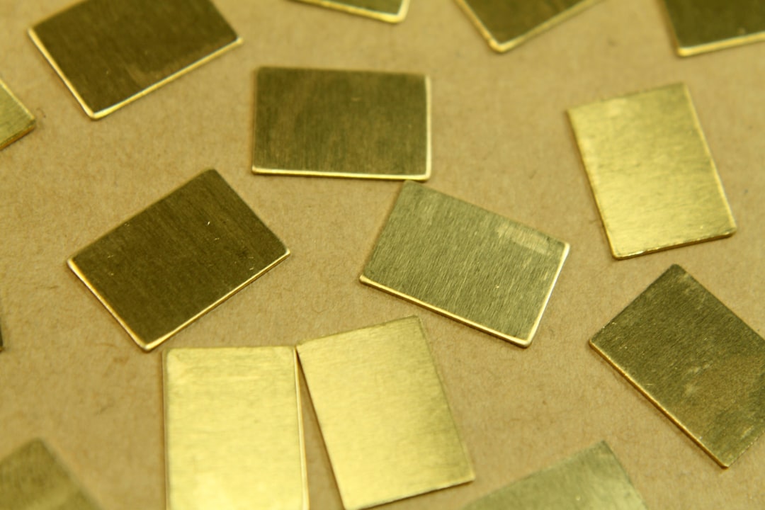 Brass Rectangular Color 12 Pc. Raw Brass Rectangles: 16mm by 11mm - Made in USA | RB-453 - Etsy