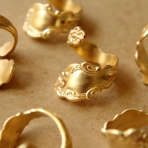 Etsy gold outlet spoon jewelry