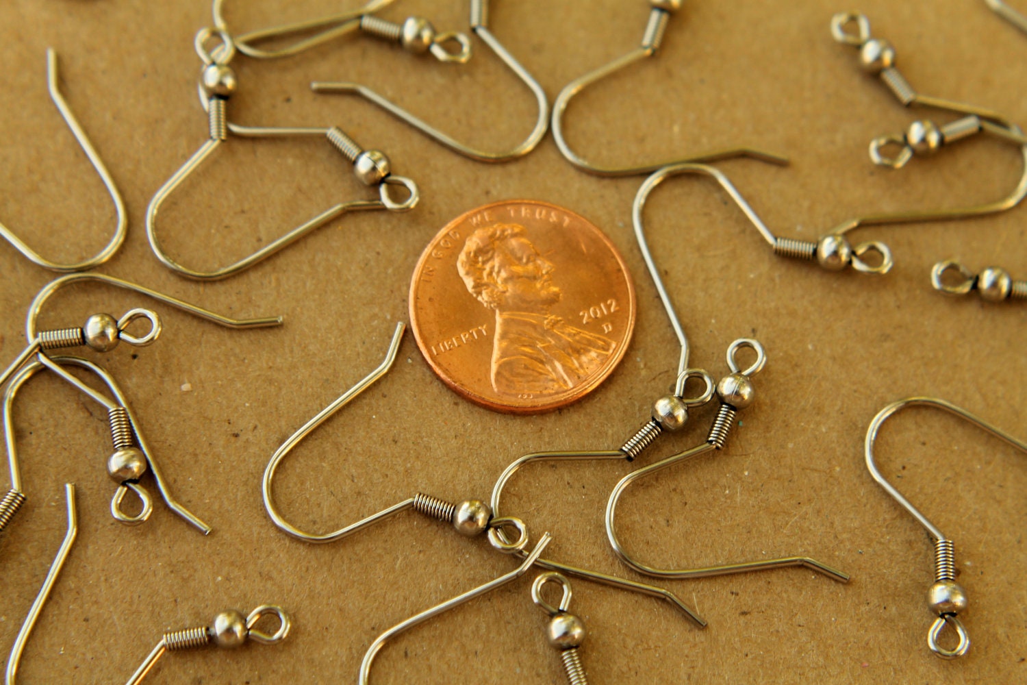 40 Pc. Stainless Steel Earwires 20mm Long | FI-040 - Etsy