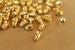 100 pc. Gold Plated Bullet Earnuts * Also available in 500 piece * | FI-114 