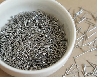 50 pc. Stainless Steel Earring Posts, 1mm pad * Also available in 100 piece * | FI-066