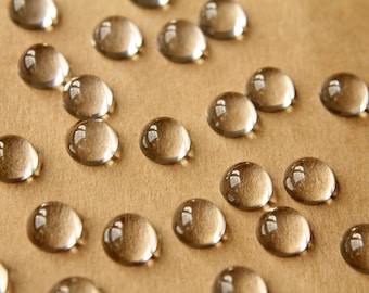 50 pc. Round Glass Cabochons - 10mm | MIS-044