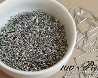 100 pc. Stainless Steel Earring Posts, 1mm pad | FI-066-2