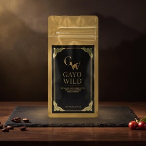 100% Wild Kopi Luwak Coffee Beans 50g, Whole Bean from Sumatra, Luxury Gift