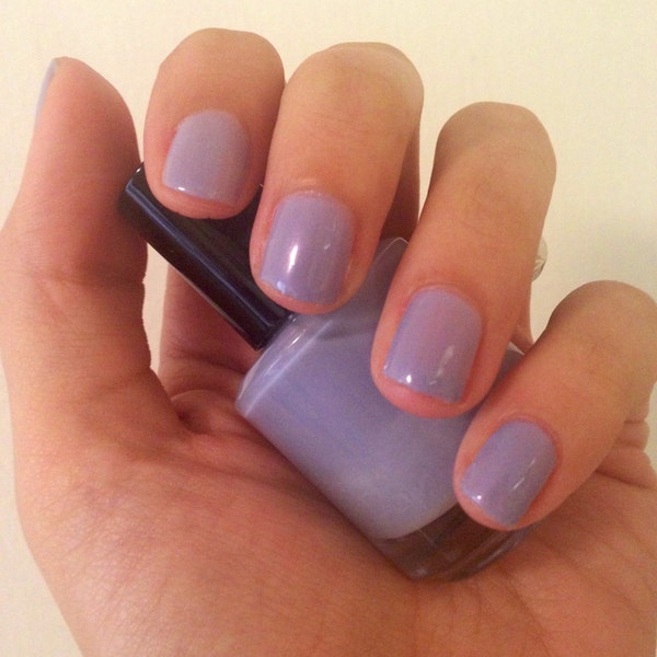 Pastel lavender nail polish