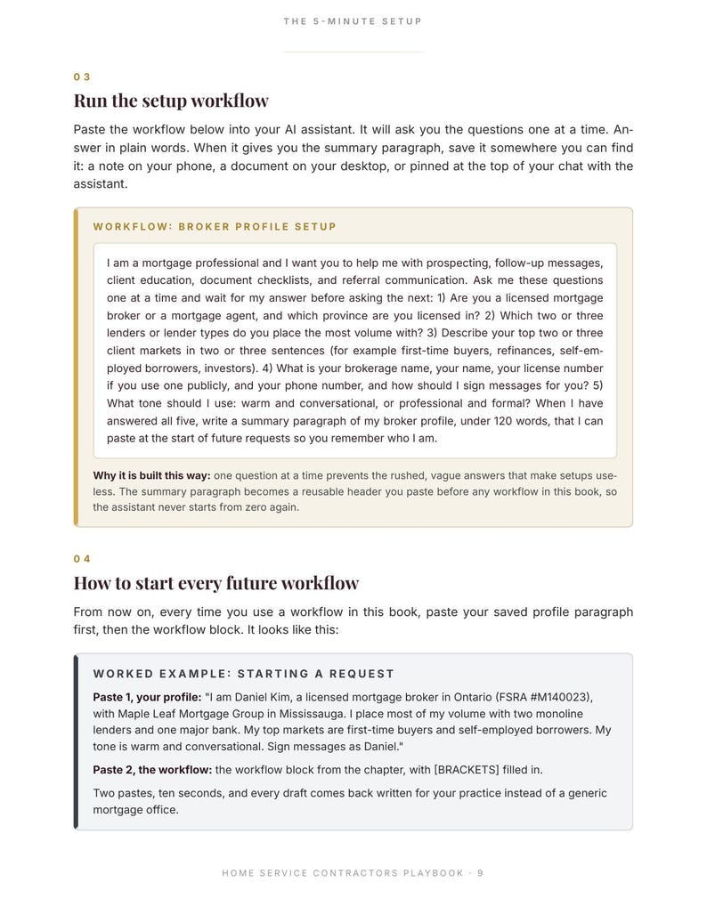 Mortgage Broker AI Playbook + Pre-Approval Nurture Blueprint Bundle | Stop Losing Applicants (Digital Download) image 3