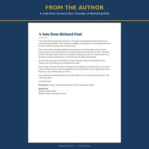 Small Business AI Playbook | Complete End-to-End Guide to AI Tools, Automation & Agents for Small Business (2026 PDF) image 4