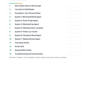 AI Chief of Staff System | Proactive Email, Meeting & Task Workflows | 2026 PDF Guide image 2