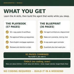 Mortgage Broker AI Playbook + Pre-Approval Nurture Blueprint Bundle | Stop Losing Applicants (Digital Download) image 4