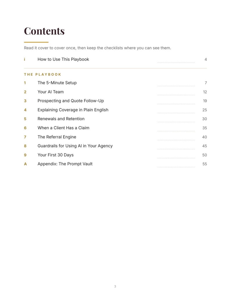 AI-pakket voor verzekeringsagenten | Prospectiehandleiding + opvolgingsplan | PDF-download 2026 afbeelding 3