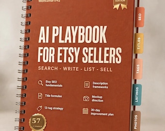 2026 Etsy Seller Playbook | SEO, Titles, Tags, Descriptions (PDF Guide)