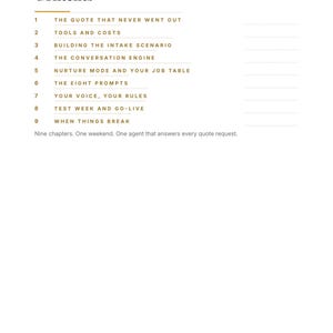 Contractor AI Agent Blueprint | Quote Follow-Up System for Home Service Pros | No-Code Automation Guide (PDF) image 3