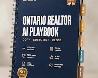 Ontario Realtor AI Playbook | 80-Page Guide, RECO Rules, Prompt Templates (PDF)