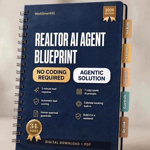 Plan de seguimiento de clientes potenciales inmobiliarios mediante IA para agentes inmobiliarios / Respuesta instantánea a consultas / Guía de automatización sin código (PDF) imagen 1