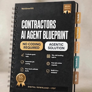 Contractor AI Agent Blueprint | Quote Follow-Up System for Home Service Pros | No-Code Automation Guide (PDF) image 1