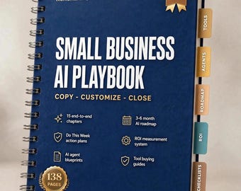 Guía práctica de IA para pequeñas empresas / Guía completa de principio a fin sobre herramientas, automatización y agentes de IA para pequeñas empresas (PDF, 2026)