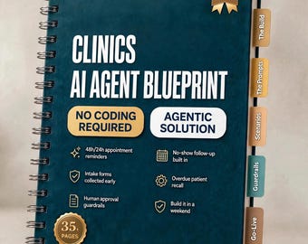 Plan de acción para un agente de IA en la clínica / Recordatorios de citas, automatización de la admisión de pacientes / Reducción de ausencias (PDF)