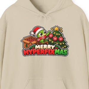 Merry Hyperfixmas Hoodie, Funny ADHD Christmas Gift