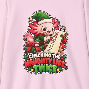 Naughty List Sweatshirt, Funny Christmas Hyperfocus Pullover Gift