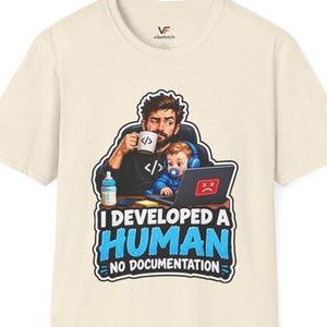 Funny Programmer Dad Shirt, Software Engineer Father Tee, No Documentation Gift, Tech Dad Apparel