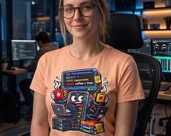 SQL Developer T-Shirt, Funny Database Admin Tee, SQL Query Gift, Programmer Graphic Shirt for Software Engineer & Coder