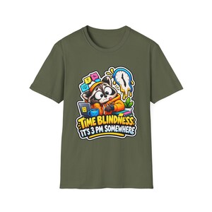 Time Blindness Shirt, Funny ADHD Clock Humor Tee Gift image 10
