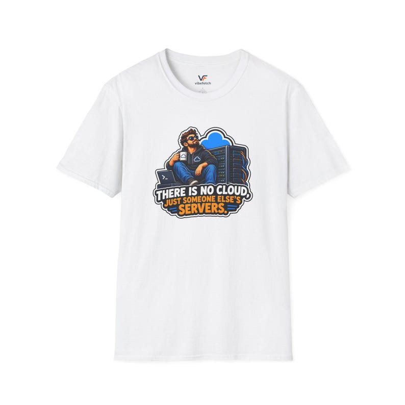 Cloud Engineer Shirt, Cloud Computing Humor Tee, DevOps Graphic T-Shirt, Sysadmin Tech Gift image 1