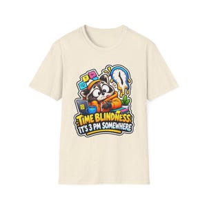 Time Blindness Shirt, Funny ADHD Clock Humor Tee Gift image 9