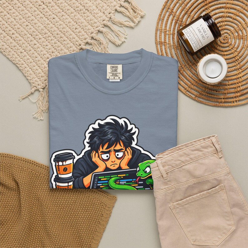 Python Developer T-Shirt, Funny Coder Tee, Programmer Coffee Gift, Software Engineer Graphic Shirt image 13