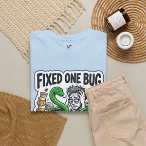 Python Coder T-Shirt, Funny Developer Tee, Software Engineer Gift, Programmer Graphic Shirt, Coding Humor afbeelding 13