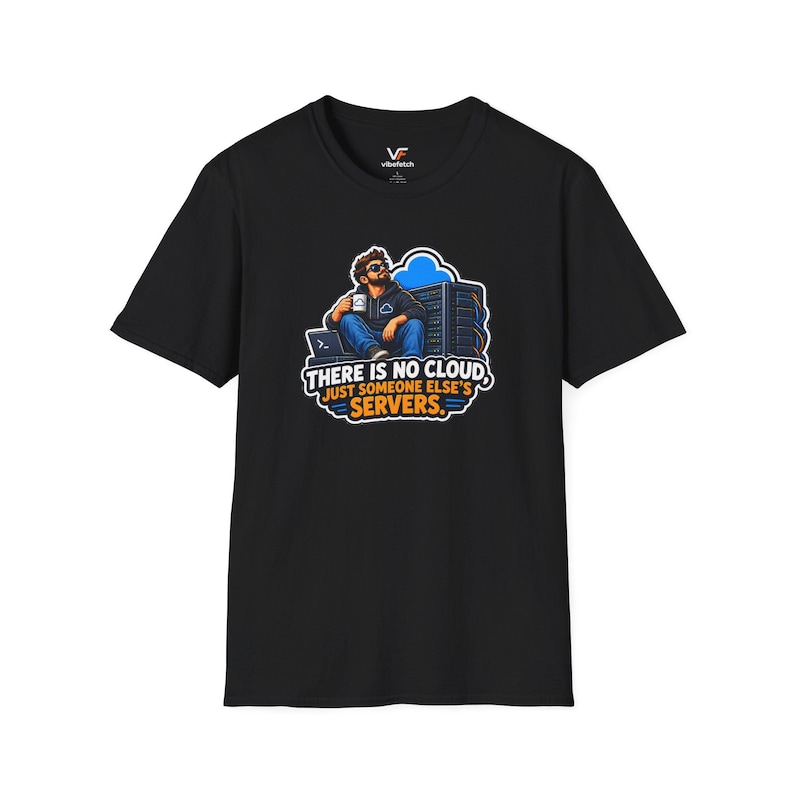 Cloud Engineer Shirt, Cloud Computing Humor Tee, DevOps Graphic T-Shirt, Sysadmin Tech Gift image 4
