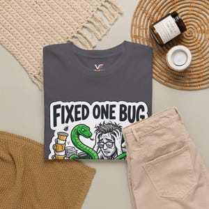 Python Coder T-Shirt, Funny Developer Tee, Software Engineer Gift, Programmer Graphic Shirt, Coding Humor afbeelding 14