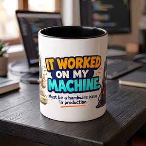 DevOps Mug, Funny DevOps Engineer Coffee Cup, Sysadmin IT Humor Gift, 11oz Ceramic Mug for Cloud and Network Engineers