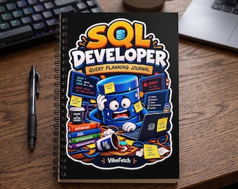 SQL Developer Notebook, Database Engineer Journal, Query Planner Diary (6" x 8")