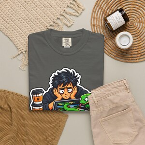 Python Developer T-Shirt, Funny Coder Tee, Programmer Coffee Gift, Software Engineer Graphic Shirt image 7