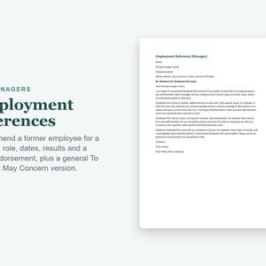 Modèles de lettres de recommandation, 12 lettres Word modifiables pour les études supérieures, l'emploi et les références personnelles image 4