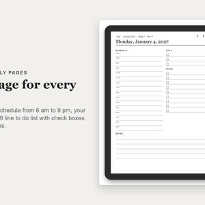 Digitale planner 2027, PDF met hyperlinks voor e-ink tablets (oktober 2026 - december 2027) afbeelding 4