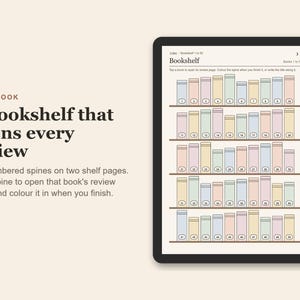 デジタル読書ジャーナル、日付なしハイパーリンク付きPDF（タブレット、本棚、100冊の書評用） 画像 3