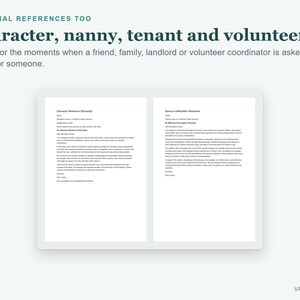Modèles de lettres de recommandation, 12 lettres Word modifiables pour les études supérieures, l'emploi et les références personnelles image 5