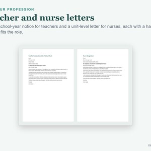 Resignation Letter Template, 10 Editable Word Letters: Two Weeks Notice, New Job, Email image 4
