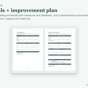Performance Review Template, Employee Evaluation Forms in Word, 90 Day Review and Self Assessment image 6